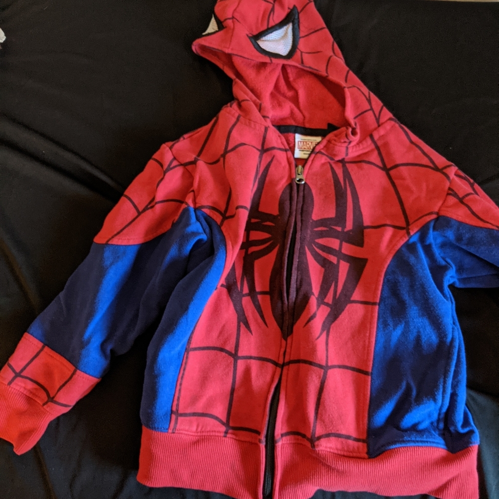 Spiderman zip up hoodie